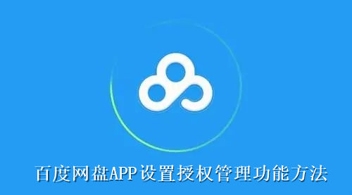 百度网盘APP怎样设置授权管理功能 百度网盘APP设置授权管理功能方法